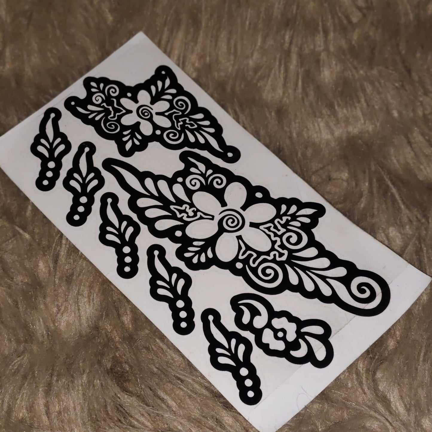 Reuseable Henna Stencils (For Finger Dipping)