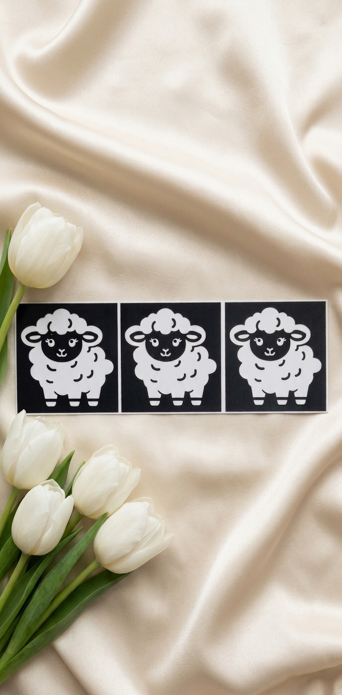 Bakra eid Viral Mehndi sticker SN-BK-01