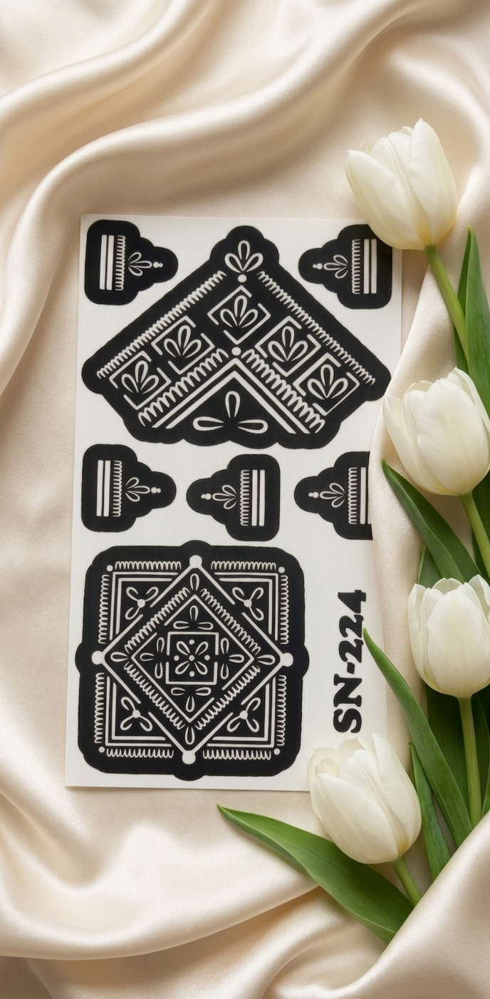 Latest eid Viral Mehndi sticker SN-224