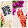 MEHENDI STICKER Eid 2026 / Henna stencils sn148