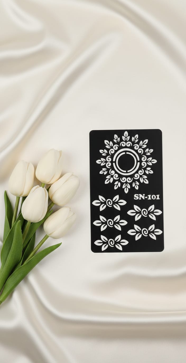 MEHENDI STICKER Eid 2026 / Henna stencils sn 101