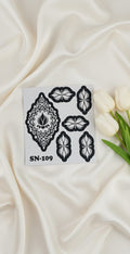 MEHENDI STICKER Eid 2026 / Henna stencils sn 109