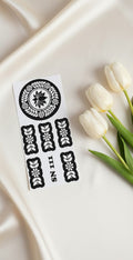 MEHENDI STICKER Eid 2026 / Henna stencils sn 111