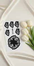 MEHENDI STICKER Eid 2026 / Henna stencils sn112