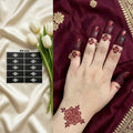 Finger Henna Sticker Sheet Price 340 | Finger Mehndi Sticker SN-274