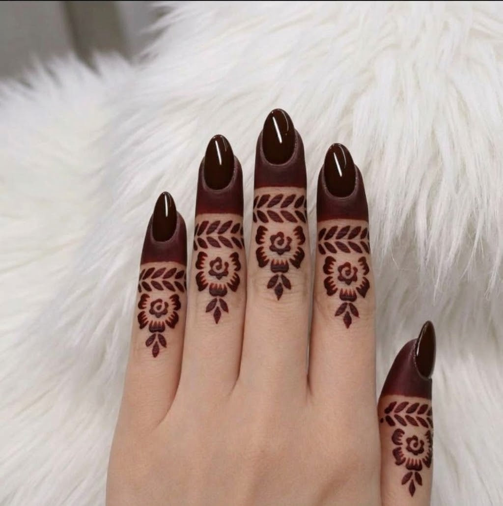Finger Henna Sticker Sheet Price 340 | Finger Mehndi Sticker SN-272