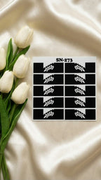 Finger Henna Sticker Sheet Price 340 | Finger Mehndi Sticker SN-273
