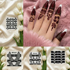 Finger Henna Sticker Sheet Price 340 | Finger Mehndi Sticker SN-269