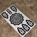 Reuseable Henna Stencils (For Finger Dipping) SN-08
