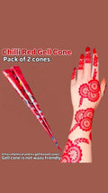 Chilli Red Cone By SN (Pack Of 2)