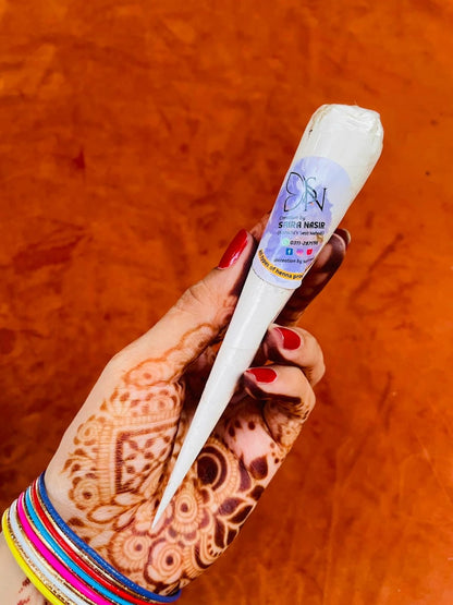White Henna Cones