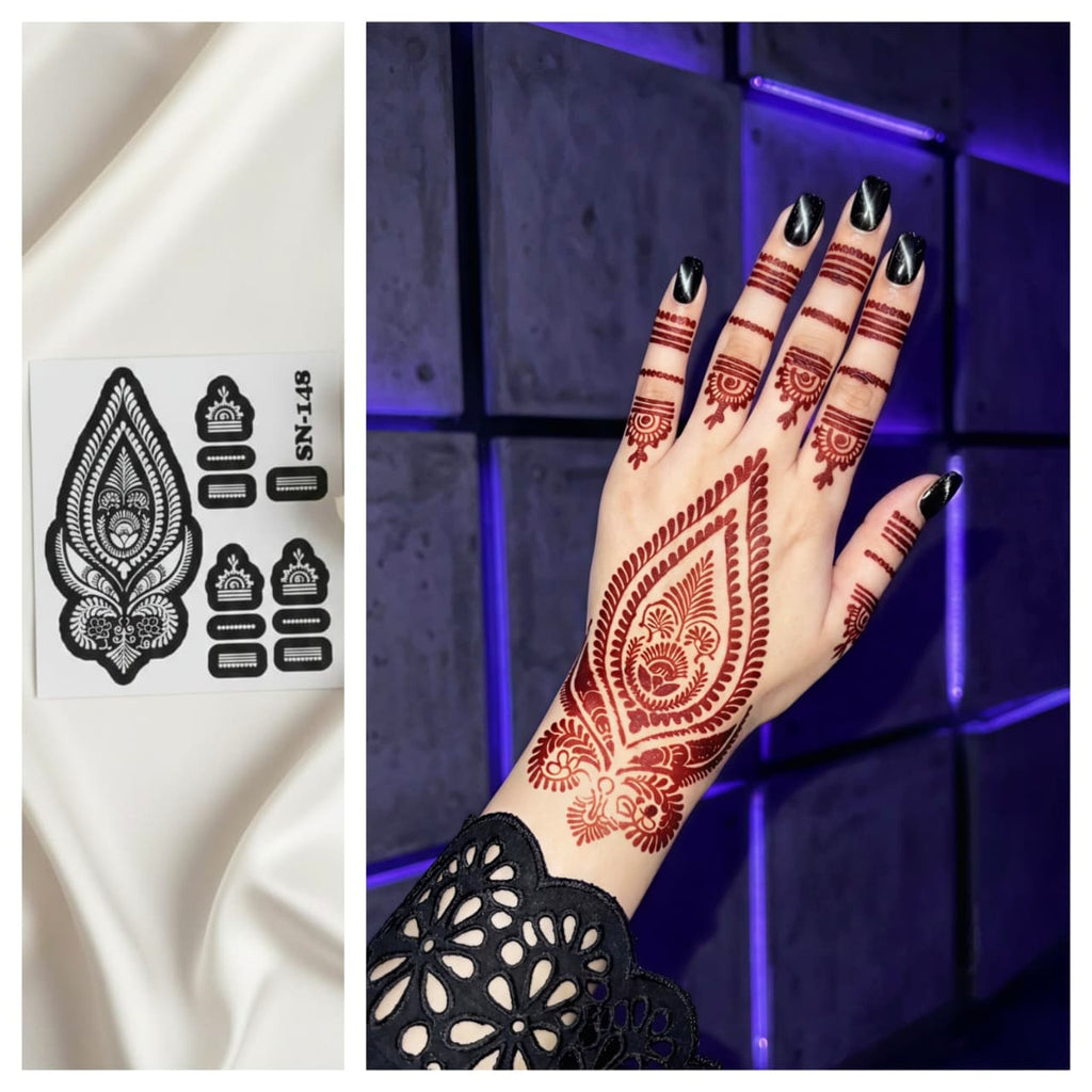 Most Viral MEHENDI STICKER 2026 / Henna stencils  SN-148