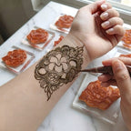 HENNA STAMPS for beginners / just press and trace method reuseable lifetime ST-01