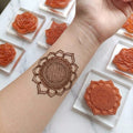 HENNA STAMPS for beginners / just press and trace method reuseable lifetime ST-02