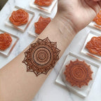 HENNA STAMPS for beginners / just press and trace method reuseable lifetime ST-03