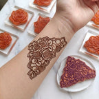 HENNA STAMPS for beginners / just press and trace method reuseable lifetime ST-08