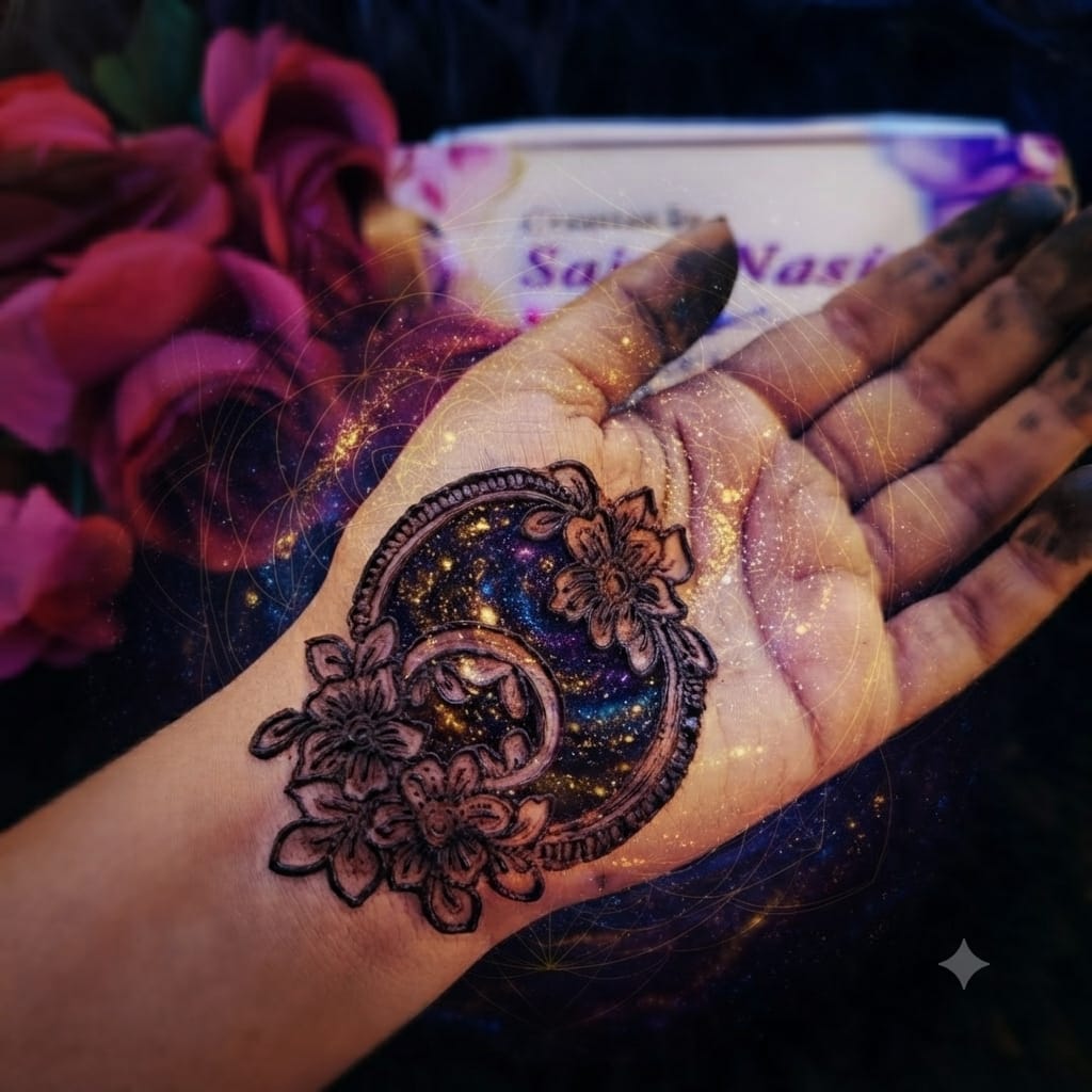 HENNA STAMPS for beginners / just press and trace method reuseable lifetime ST-11