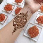 HENNA STAMPS for beginners / just press and trace method reuseable lifetime ST-14