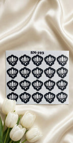 NEW MEHENDI STICKER / Henna stencils SN-193