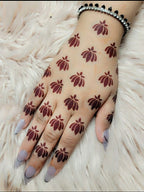 NEW MEHENDI STICKER / Henna stencils SN-193