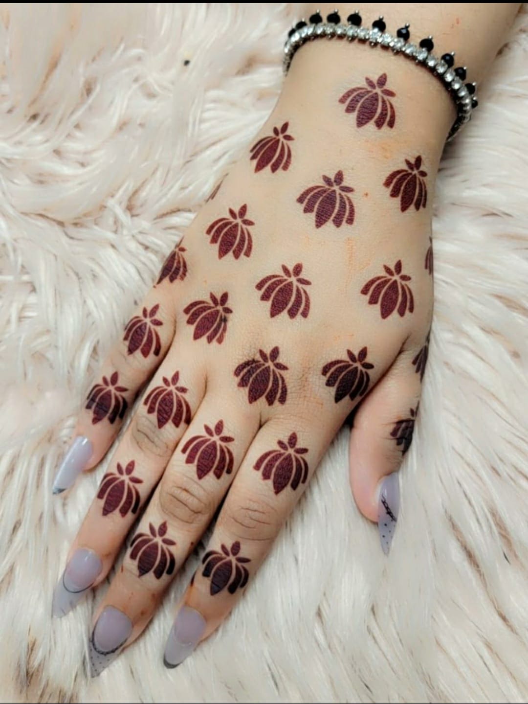 NEW MEHENDI STICKER / Henna stencils SN-193