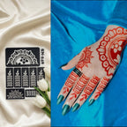 Most Viral MEHENDI STICKER / Henna stencils  SN-248