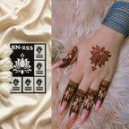 Most Viral MEHENDI STICKER / Henna stencils  SN-253