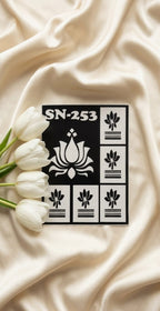 Most Viral MEHENDI STICKER / Henna stencils  SN-253