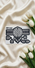 Most Viral Feet MEHENDI STICKER / Henna stencils  SN-255 Pair