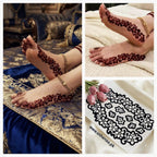 Most Viral MEHENDI STICKER / Henna stencils  SN-95 Pair