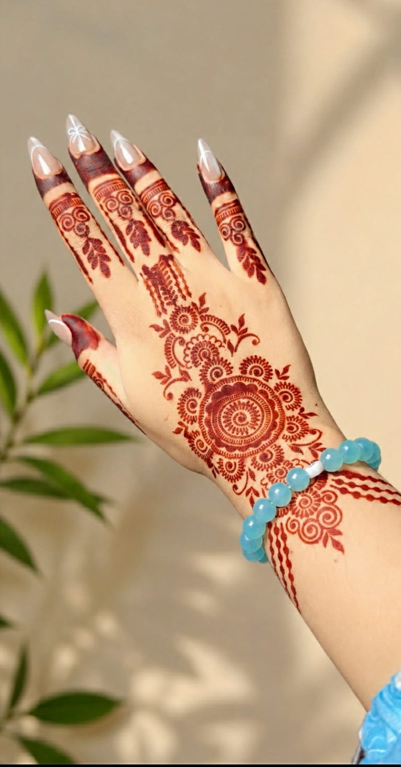 Most Viral MEHENDI STICKER / Henna stencils  SN-256