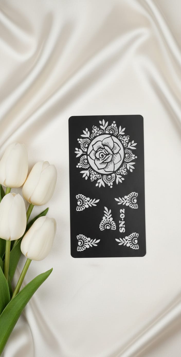 Most Viral MEHENDI STICKER / Henna stencils  SN-02