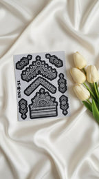 Most Viral MEHENDI STICKER / Henna stencils  SN-B-31