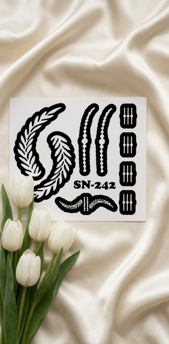 Most Viral Arabic Style MEHENDI STICKER / Henna stencils  SN-242