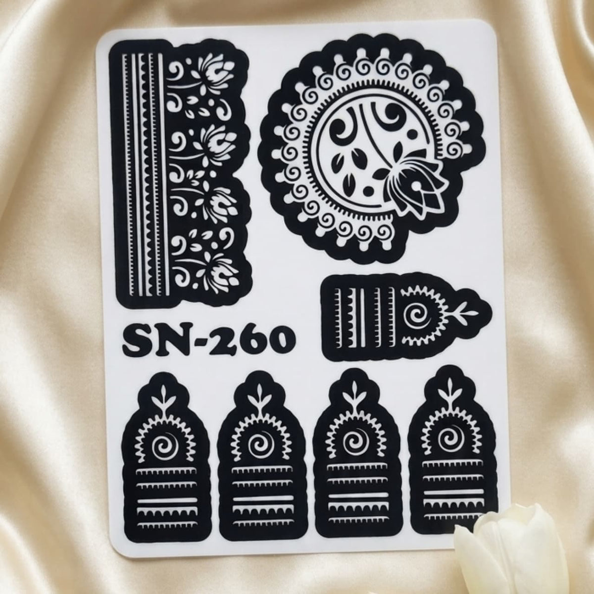 Most Viral Mandala Style MEHENDI STICKER / Henna stencils  SN-260