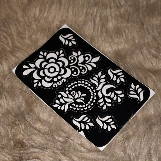 Reuseable Henna Stencils (For Finger Dipping)