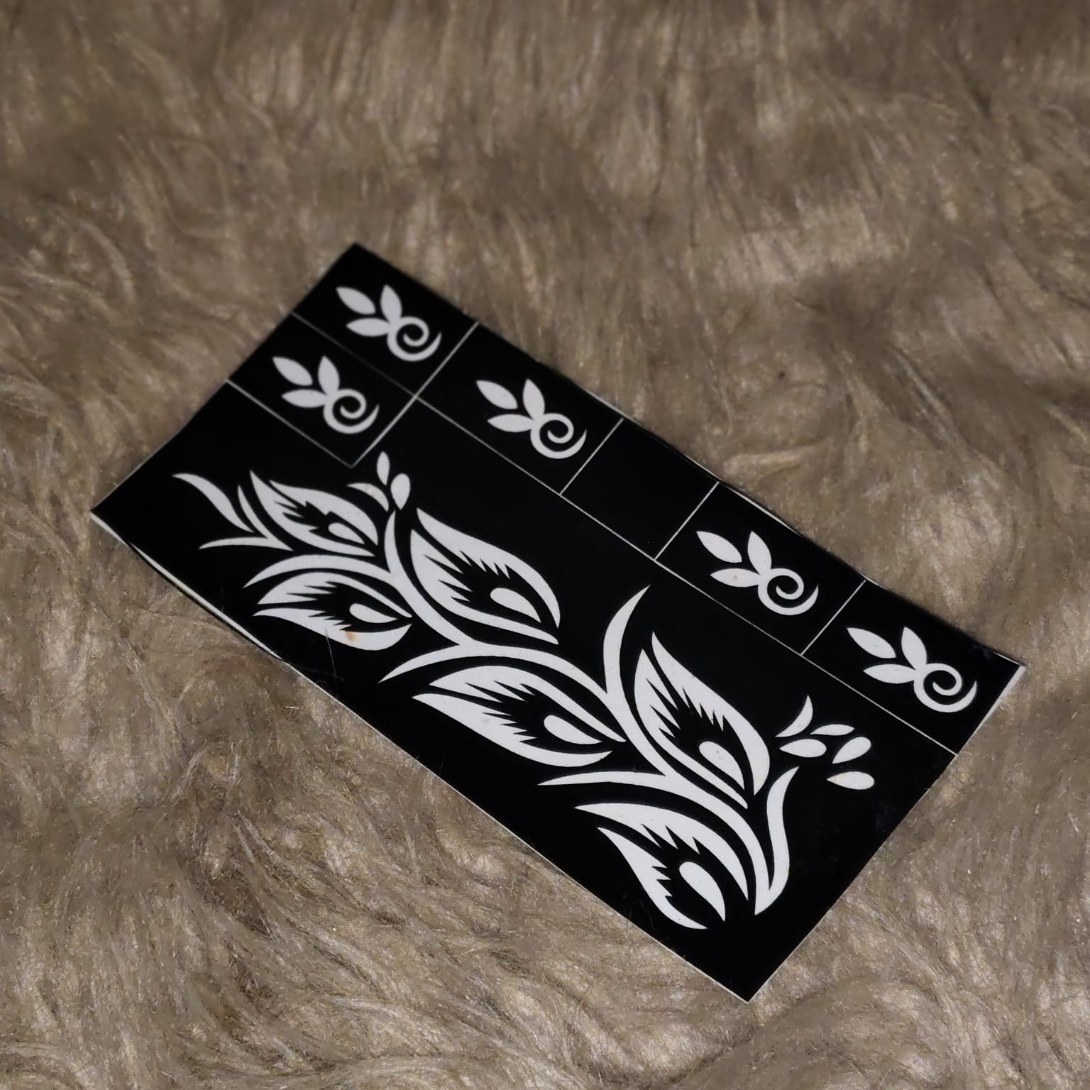 Reuseable Henna Stencils (For Finger Dipping) SN-141