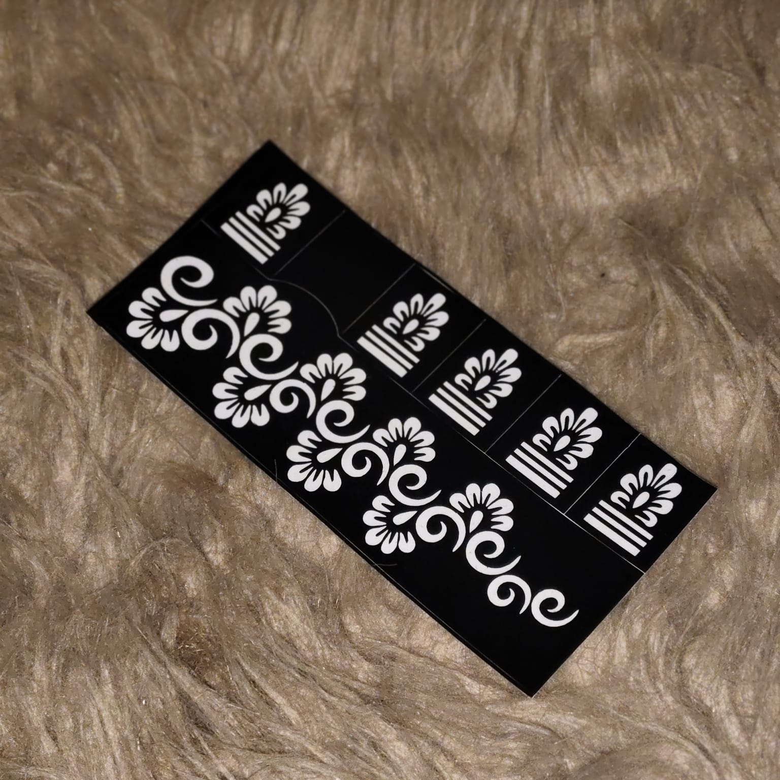 Reuseable Henna Stencils (For Finger Dipping) SN-89