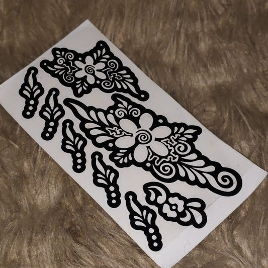 Reuseable Henna Stencils (For Finger Dipping)