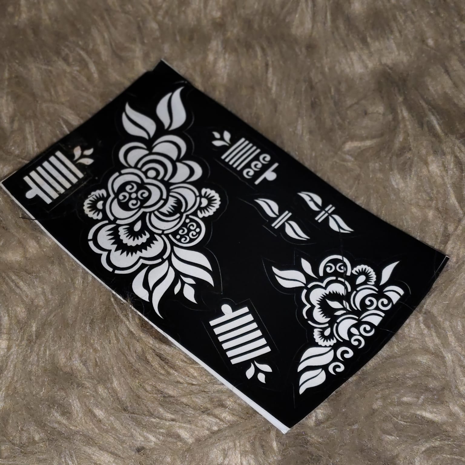 Reuseable Henna Stencils (For Finger Dipping) SN-88
