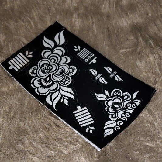 Reuseable Henna Stencils (For Finger Dipping)