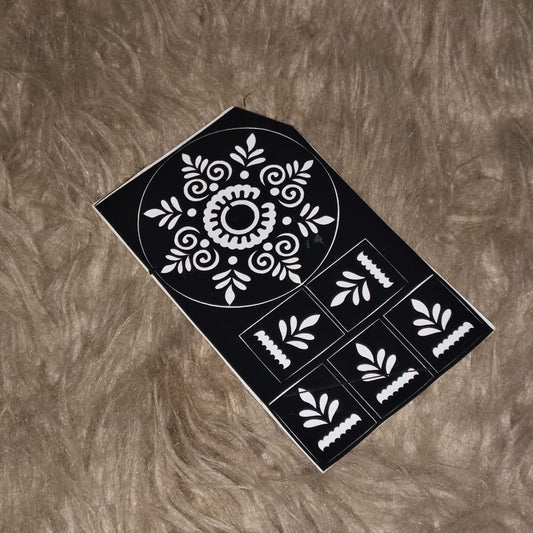 Reuseable Henna Stencils (For Finger Dipping)