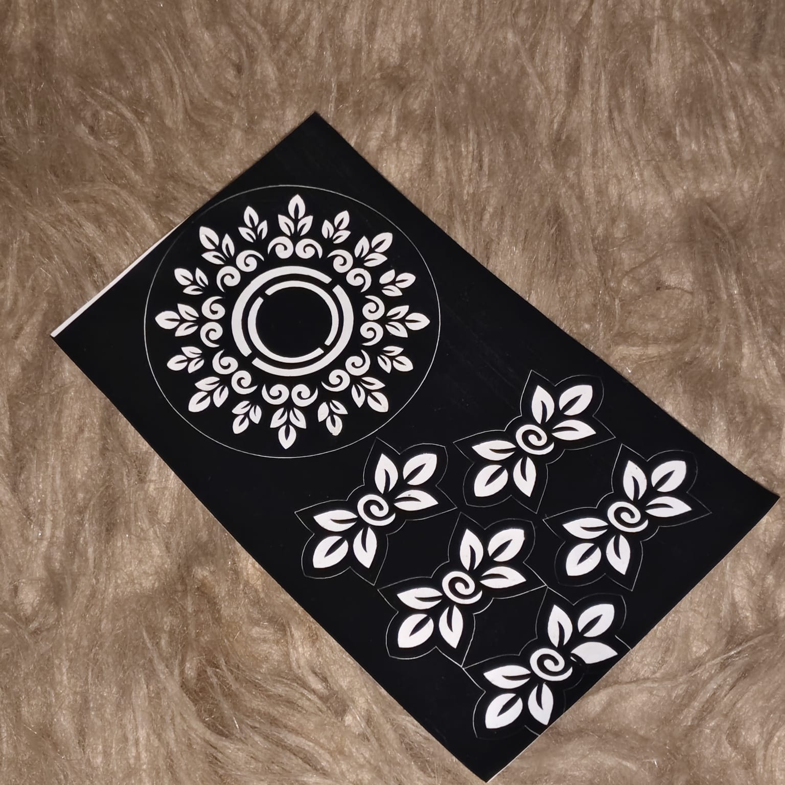 Reuseable Henna Stencils (For Finger Dipping)