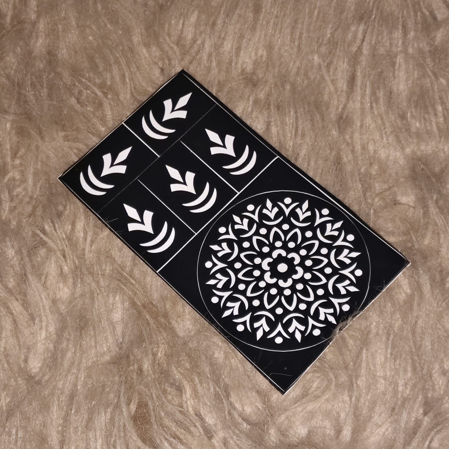 Reuseable Henna Stencils (For Finger Dipping) SN-84