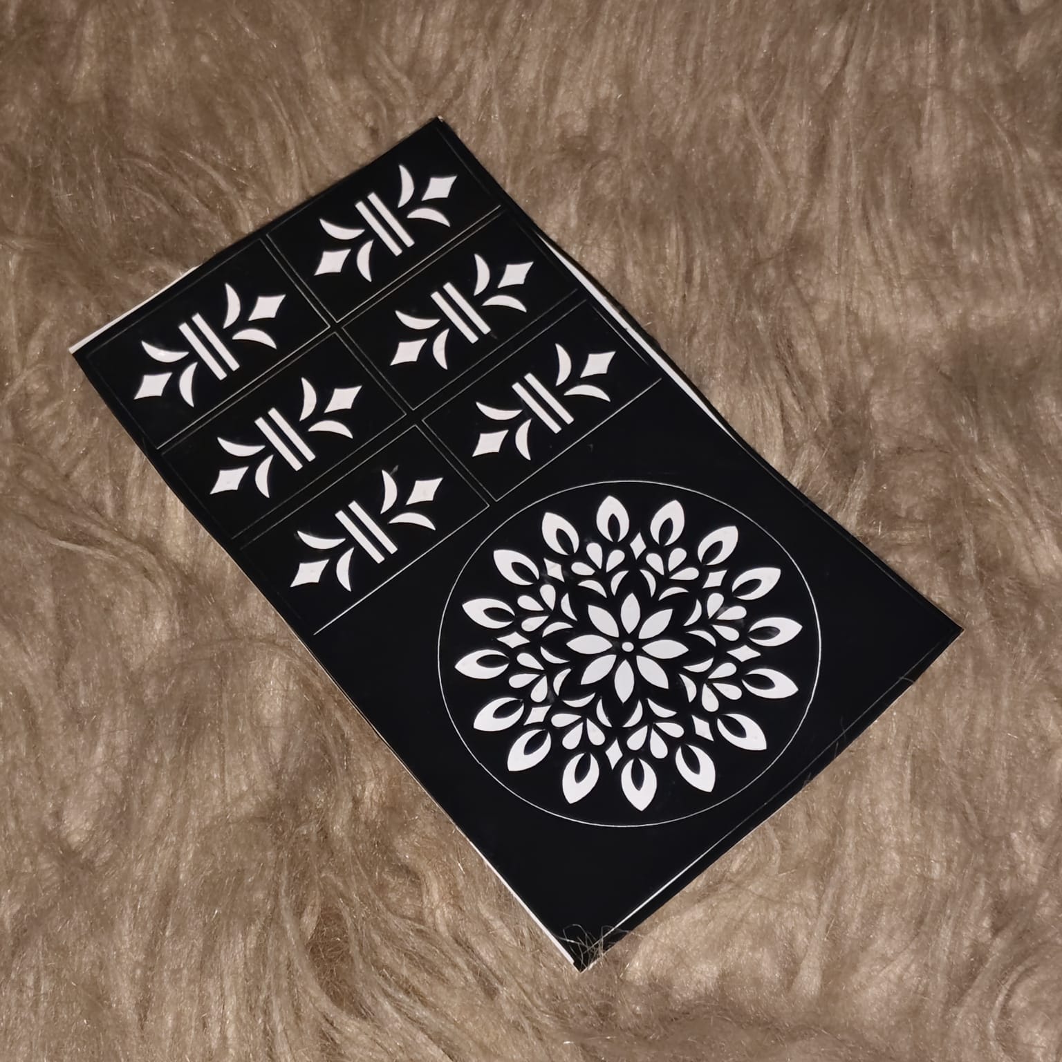 Reuseable Henna Stencils (For Finger Dipping) SN-225