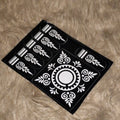 Reuseable Henna Stencils (For Finger Dipping) SN-126