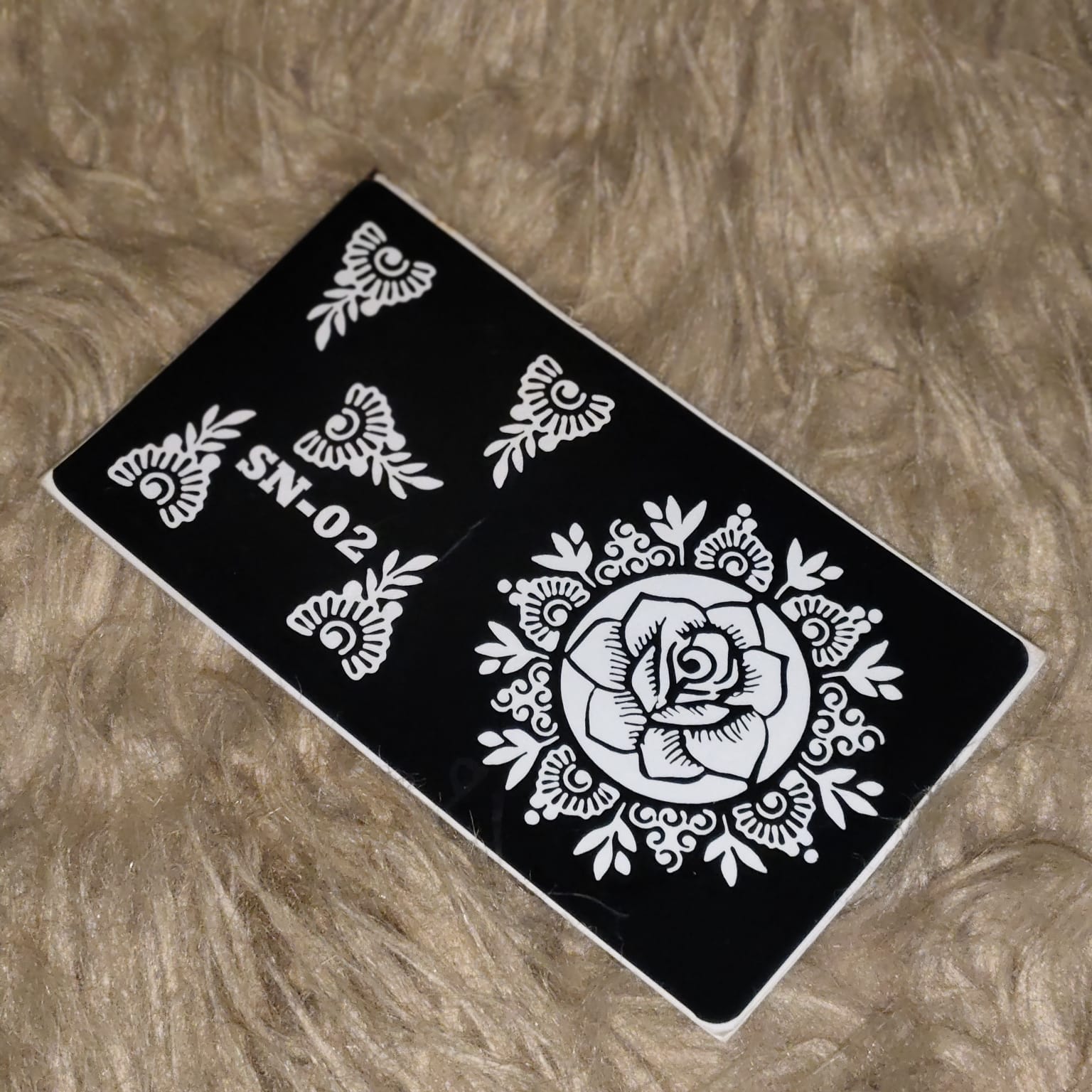 Reuseable Henna Stencils (For Finger Dipping) SN-02
