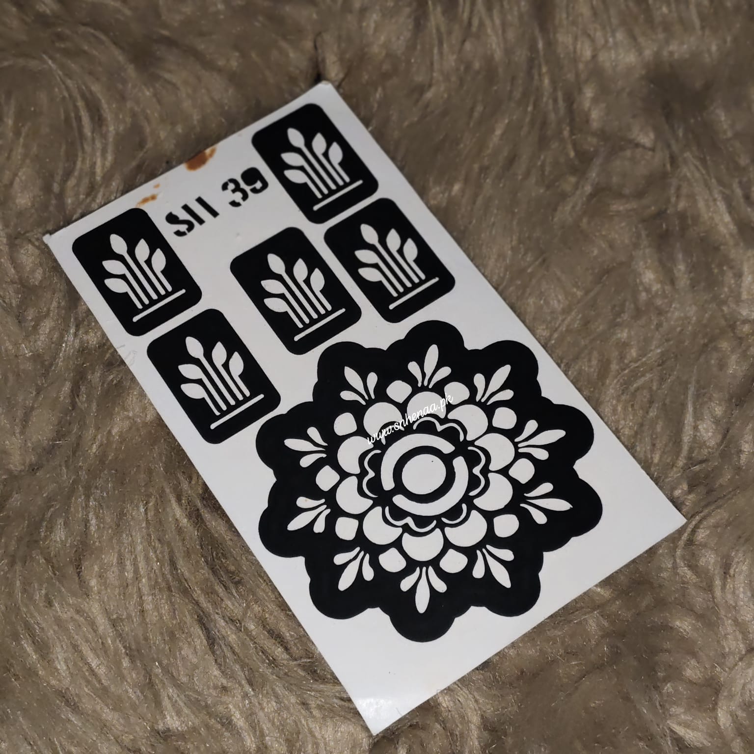Reuseable Henna Stencils (For Finger Dipping) SN-39