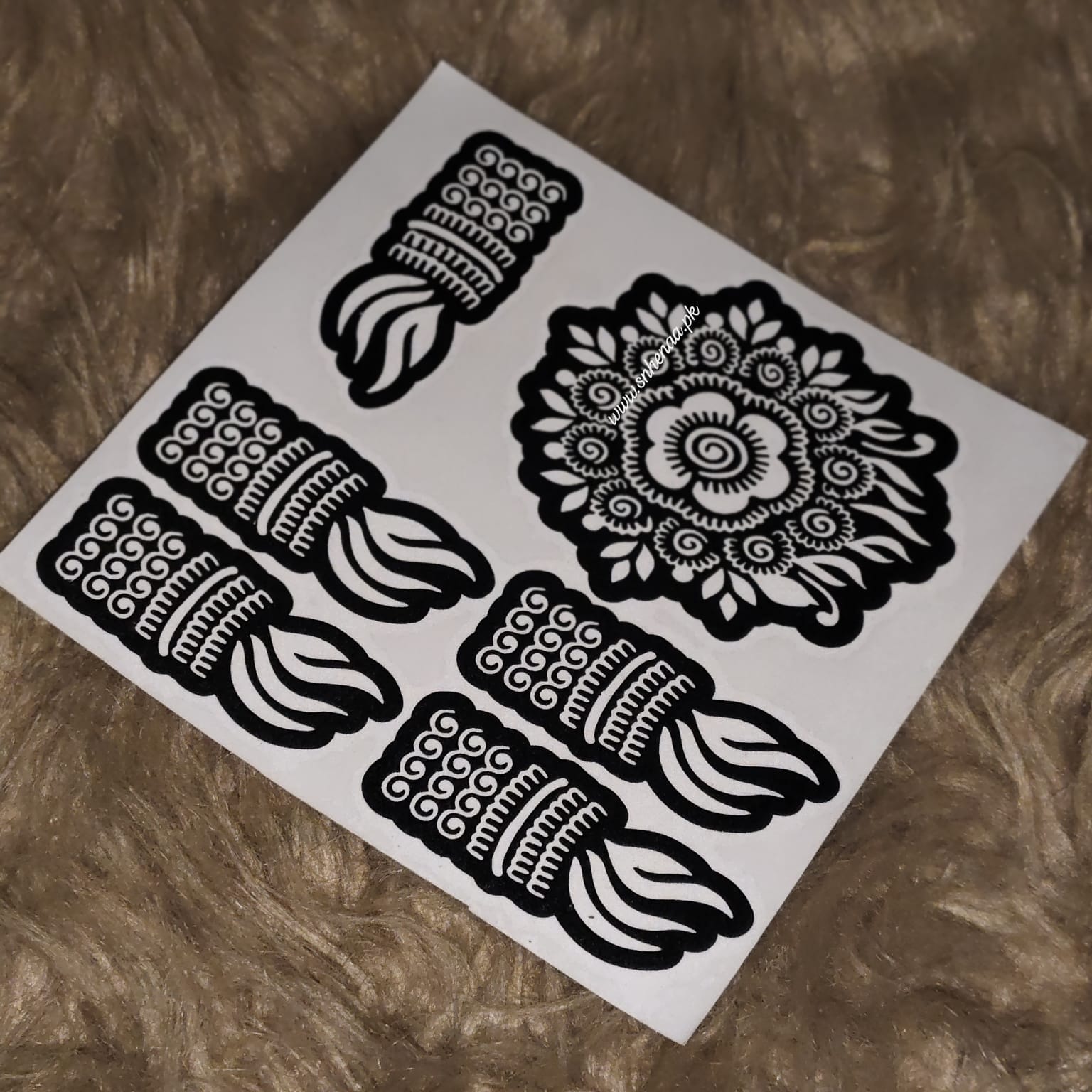 Reuseable Henna Stencils (For Finger Dipping) SN-92