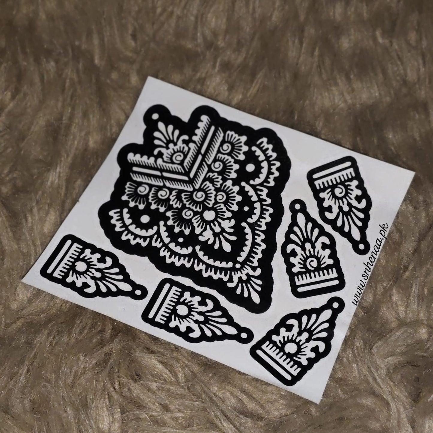 Reuseable Henna Stencils (For Finger Dipping)
